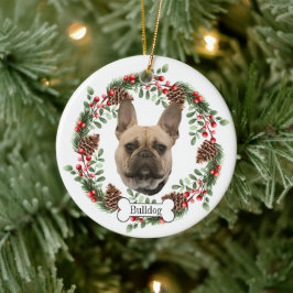 Bulldog Personlig Pet Ornament