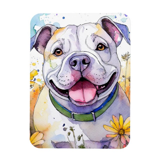 Bulldog Photo Magnet (Vertikal)