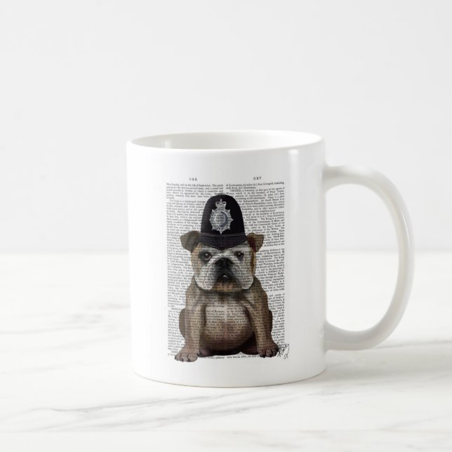 Bulldog Policeman Kaffemugg (Höger)