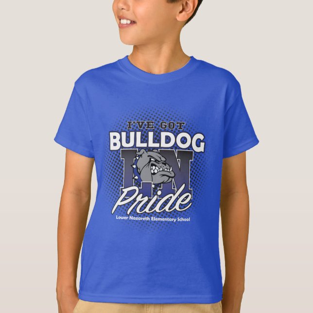 Bulldog-Pride TShirt (barn) T Shirt (Framsida)