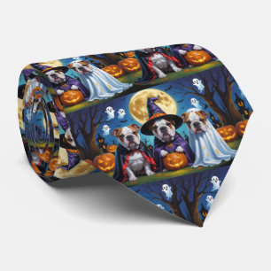 Bulldog Pumpkin Halloween Funny Slips
