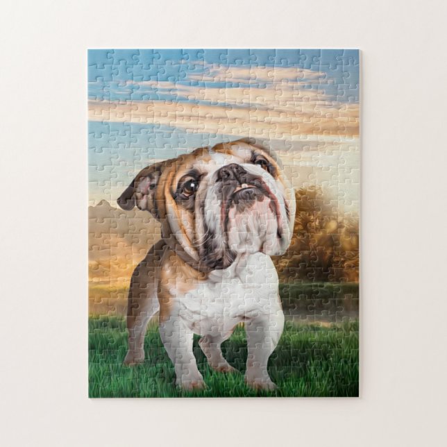 Bulldog Pussel (Vertikal)