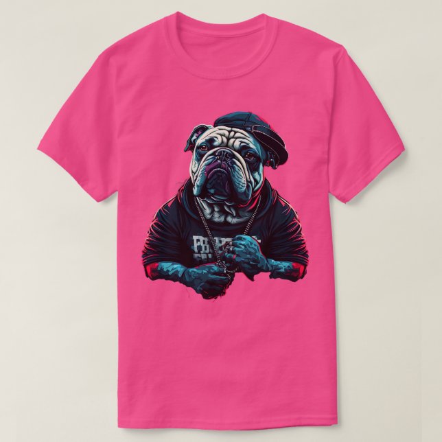 Bulldog Rapper 3 T Shirt (Design framsida)