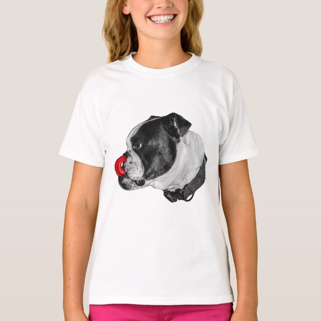 Bulldog Red Touch Tee (Framsida)