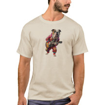 Bulldog Rockstjärna T-Shirt