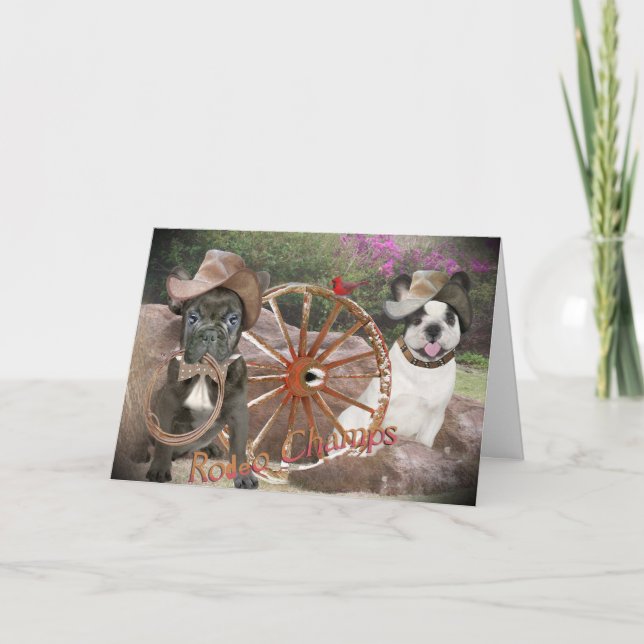 Bulldog Rodeo Champs Kort (Framsida)
