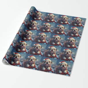 Bulldog Roller Underlägg jul Presentpapper