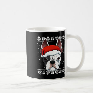Bulldog Santa Hat jul Pajama Cute Hund Ugly X Kaffemugg