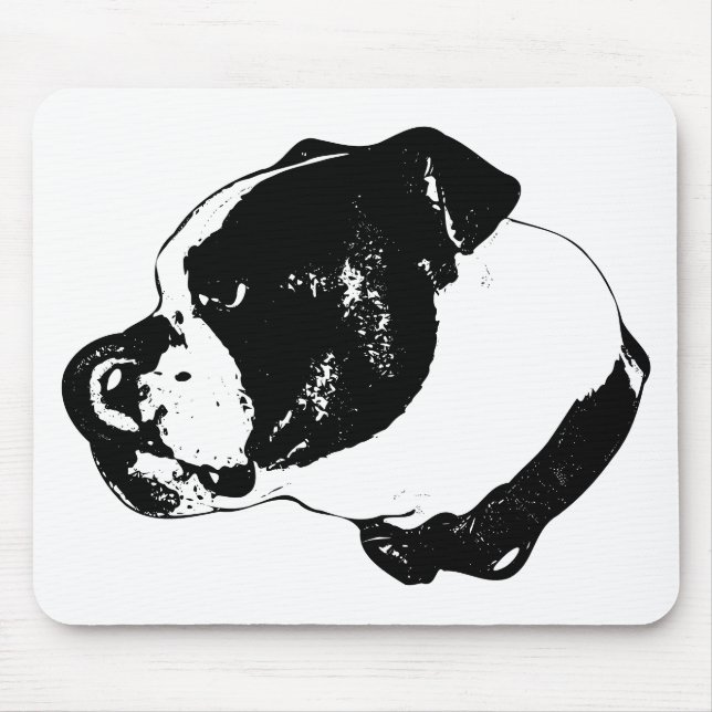 Bulldog Side-Lick Arbetsytans Mattor Musmatta (Framsidan)