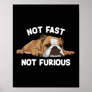 Bulldog Spipande, ej snabbt, icke- renad Roligt Sl Poster