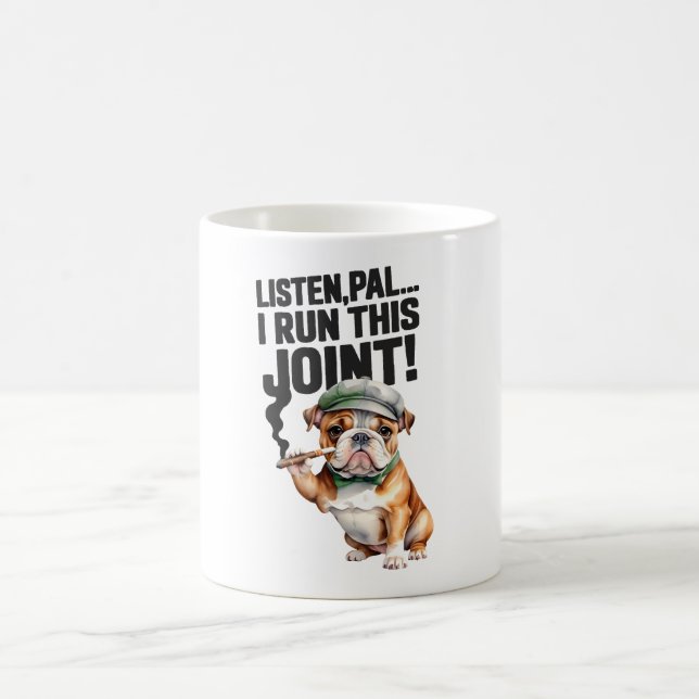 Bulldog Springa denna kaffe Tea Mugg (Center)