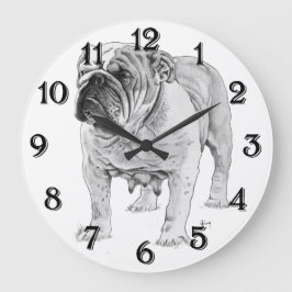 Bulldog Stor Klocka
