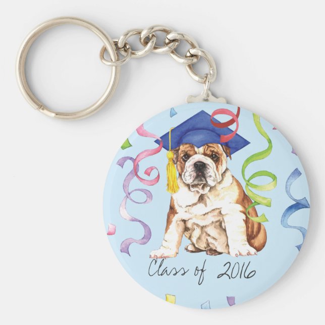 Bulldog Student Nyckelring (Framsidan)