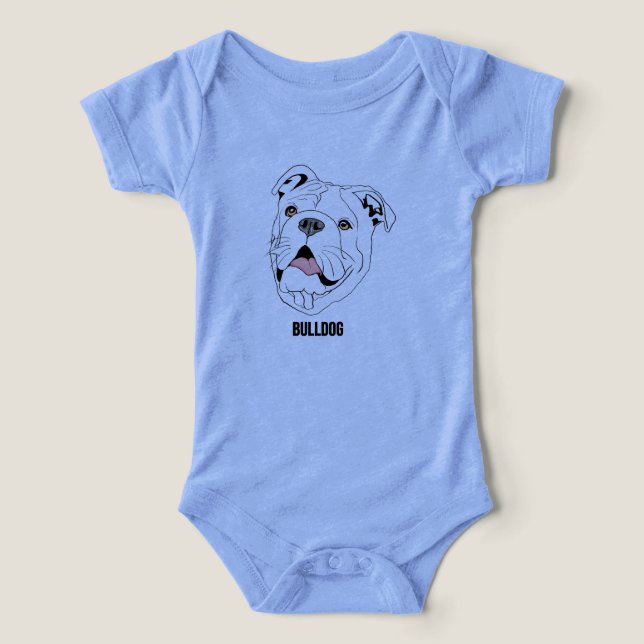 Bulldog t-shirt (Design Framsida)