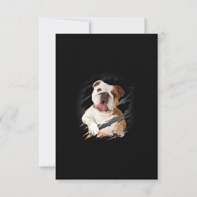 Bulldog Tack Kort (Framsida)