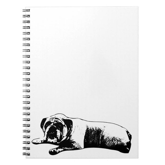 Bulldog Thoughts Assion Anteckningsbok (Framsidan)