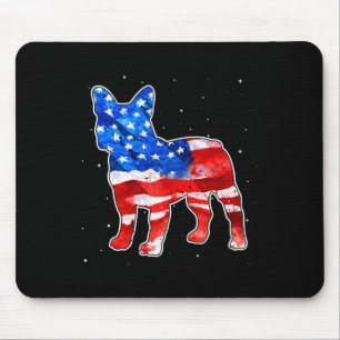Bulldog Tie Dye Amerikansk Flagga Patriotisk 4:e J Musmatta