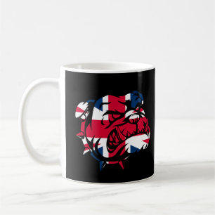 Bulldog Union Jack Flagga Kaffemugg