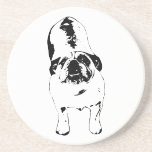 Bulldog - Upptäck, fet B&W Underlägg