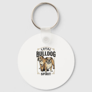 Bulldog Vintage Tröja Tvilling Bulldoggar Gravyr T Nyckelring