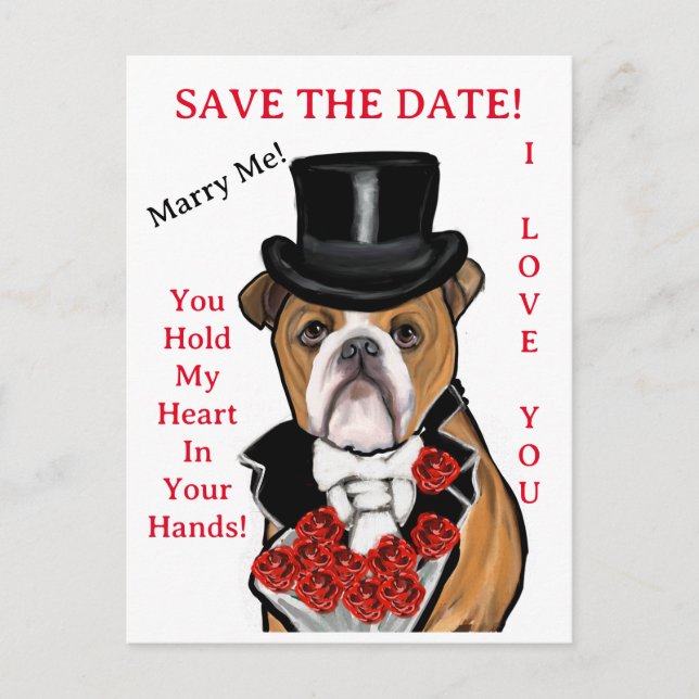 Bulldog Vykort (Framsida)