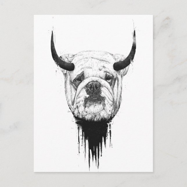 Bulldog Vykort (Framsida)