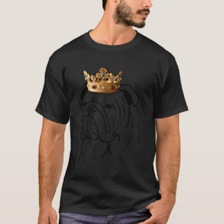 Bulldog Wearing Krona T Shirt