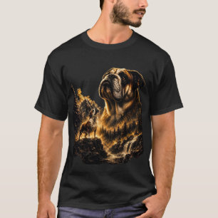 Bulldog ylar, amerikansk Bulldog-mamma present T Shirt