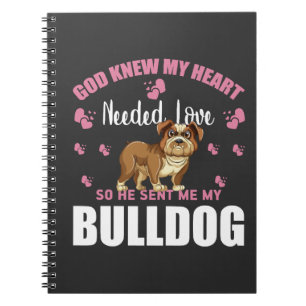 Bulldogg Anteckningsbok