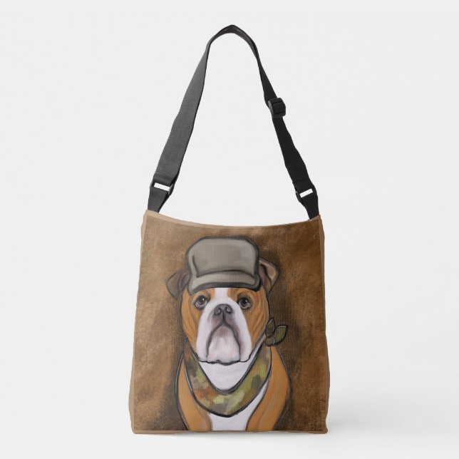 Bulldogg Axelväska (Framsida)