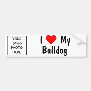 Bulldogg Bildekal