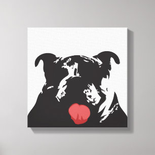 bulldogg canvastryck