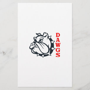 BULLDOGG DAWGS BREVPAPPER