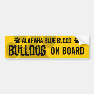 Bulldogg för Alapaha blåttblod ombord Bildekal