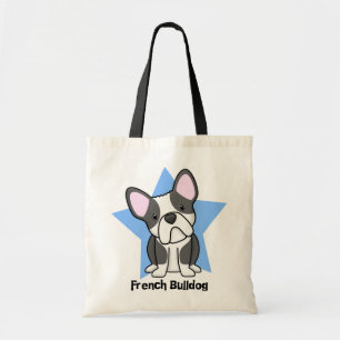 Bulldogg för fransk för Kawaii stjärnaBW Tygkasse