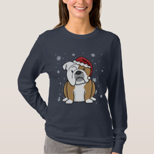Bulldogg för julKawaii engelska Tröja