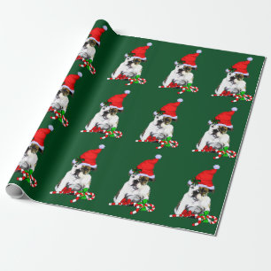 Bulldogg i Santa hattjul Presentpapper