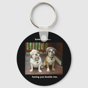 Bulldogg Keychain Nyckelring