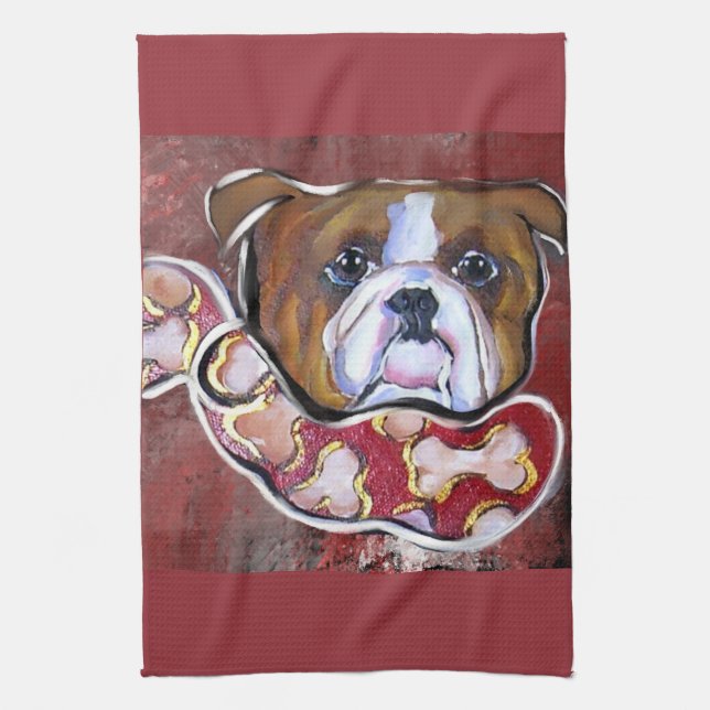  Bulldogg    Kökshandduk (Vertikal)