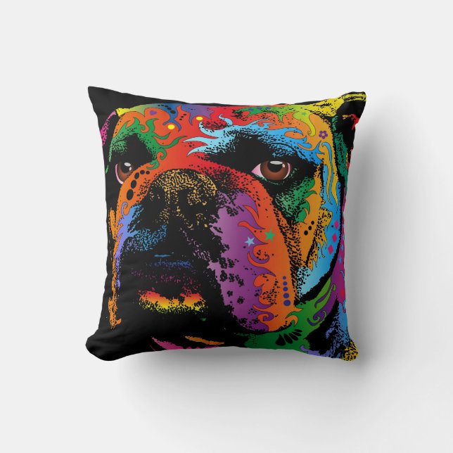 Bulldogg Kudde (Framsida)