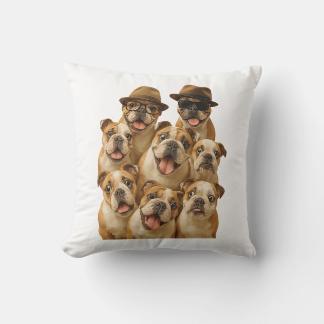 Bulldogg Kudde (Framsida)