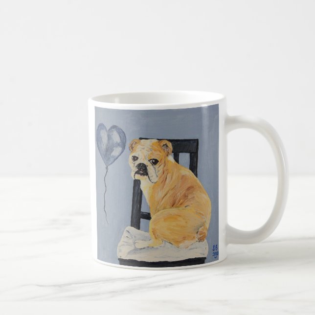 Bulldogg Madeline Kaffemugg (Höger)
