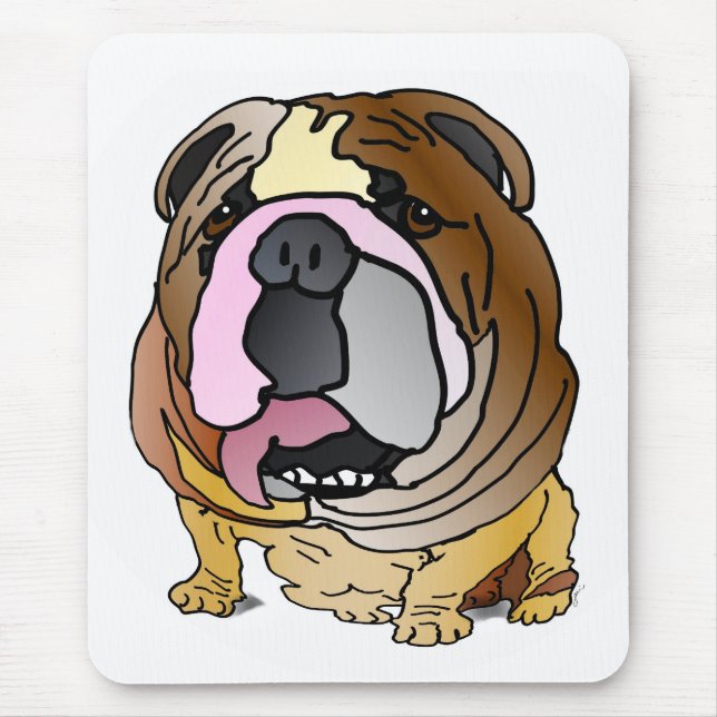 Bulldogg Mousepad Musmatta (Framsidan)