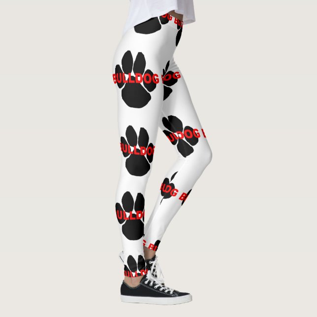 bulldogg namn tass leggings (Höger)