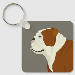 Bulldogg Nyckelring