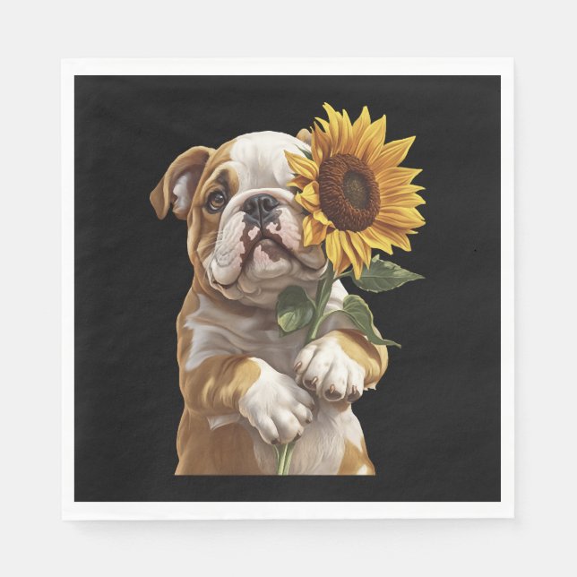 Bulldogg  pappersservett (Framsidan)