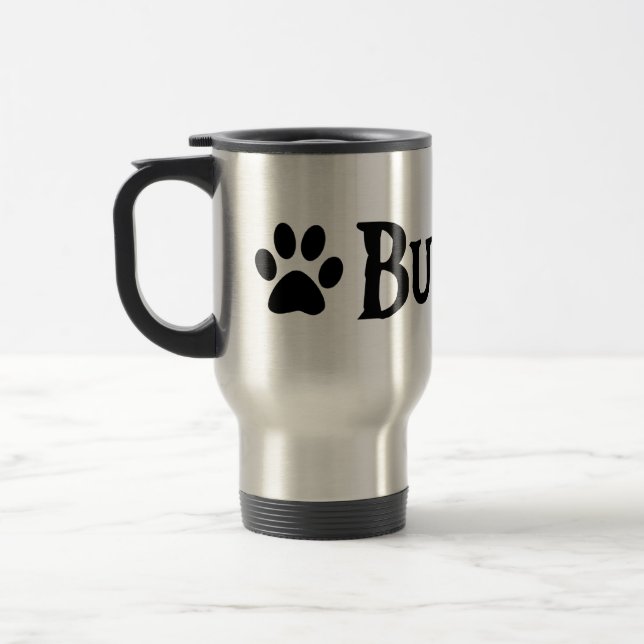 Bulldogg (piratstil med pawprint) resemugg (Vänster)