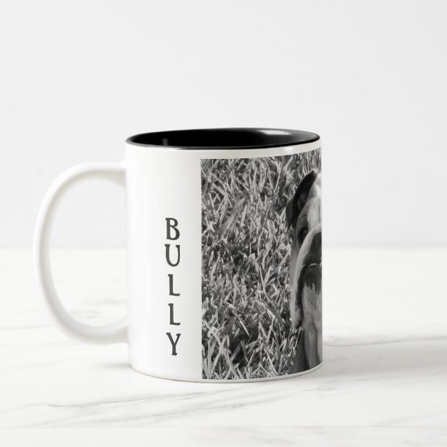 bulldogg Två-Tonad mugg (Vänster)