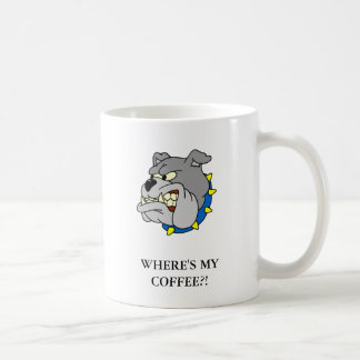 Bulldogg: VAR ÄR MITT KAFFE?! Kaffemugg