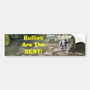 Bulldoggar är de bästa Bildtexten Bildekal